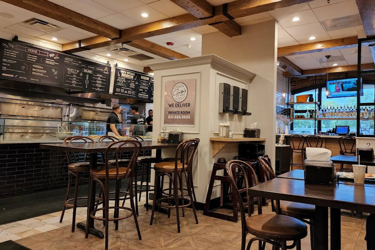 Gino's wood-fired pizza